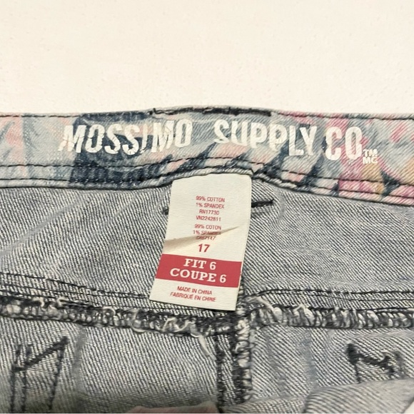 Mossimo Supply Co Floral Jeans Size 17 - Picture 7 of 15